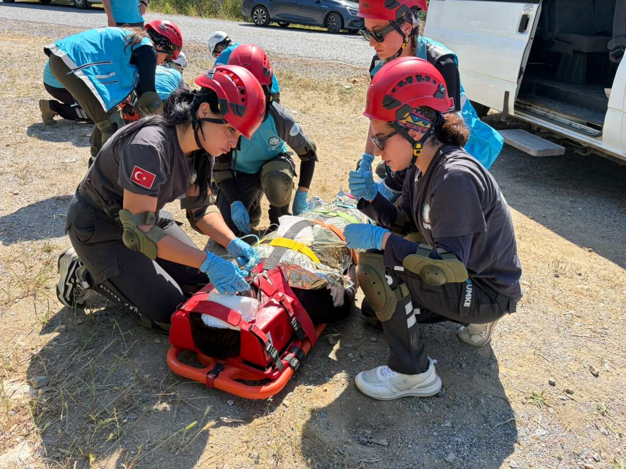 Muğla'da UMKE Ekiplerinden Nefes Kesen Tatbikat Gerçeği Aratmadı 13